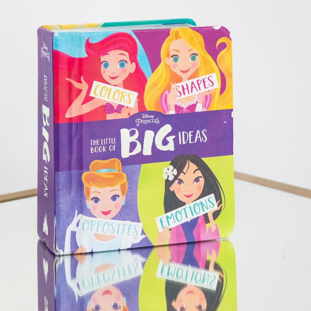 Disney Princess 'The Little Book Of Big Ideas!' Hardcover Board Book - Picture 1 of 14